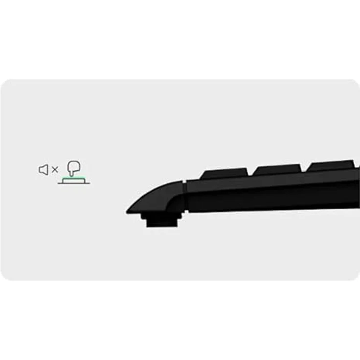 KeySonic TAS KSK-3011ELC (DE) Super-Mini Tastatur mit Nummernblock, Schwarz – Bild 5