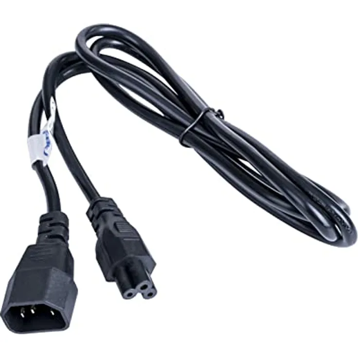 Akyga Power Cable for Notebook AK-NB-09A Clover CCA IEC C5 / C14 1.5 m
