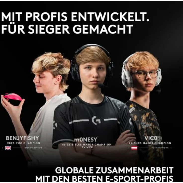 LOGITECH G PRO X3 SUPERSTRIKE Gaming-Maus, Pink Eclipse, kabellos, HERO 2 Sensor, 135 Stunden Akkulaufzeit – Bild 9