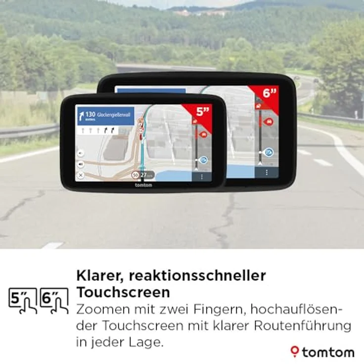 TomTom GO Professional, GPS-Navigationsgerät für Lkw mit 5" Touchscreen, 32 GB Speicher, Wi-Fi, Bluetooth, Europa-Karten und Sprachsteuerung – Bild 7