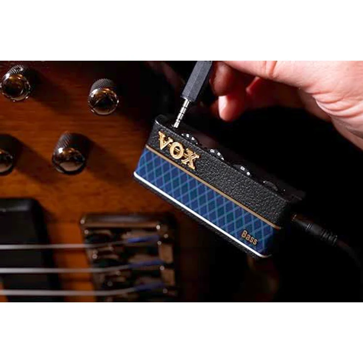 Vox amPlug3 Bass, Kopfhörerverstärker mit klassischem Basssound und Overdrive, Schwarz, Blau – Bild 7