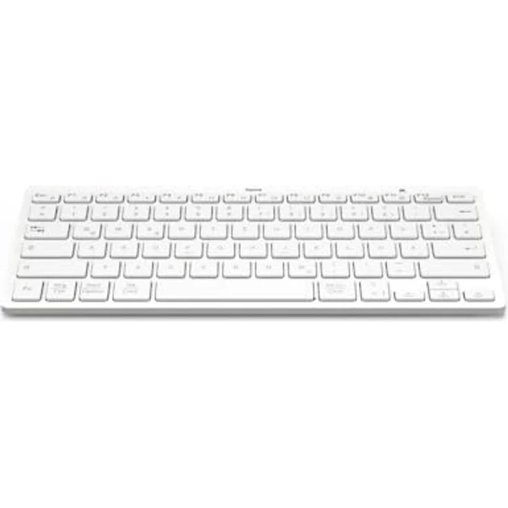 Hama Bluetooth Mini Tastatur Travel 400, kabellose Tastatur, QWERTZ DE Layout, weiß – Bild 2