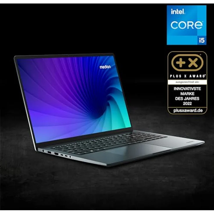 MEDION S10 MD62612 Laptop, 16 Zoll QHD+ 120Hz, Intel Core i5-13420H, 16GB RAM, 512GB SSD, 100% sRGB, FHD Webcam, WLAN, Win 11 – Bild 2
