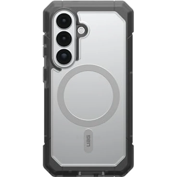 URBAN ARMOR GEAR Trooper MS Case für Samsung Galaxy S26, Wireless Charging-kompatibel, 9,1 Meter Fallschutz, transparent/ash (grau) – Bild 5