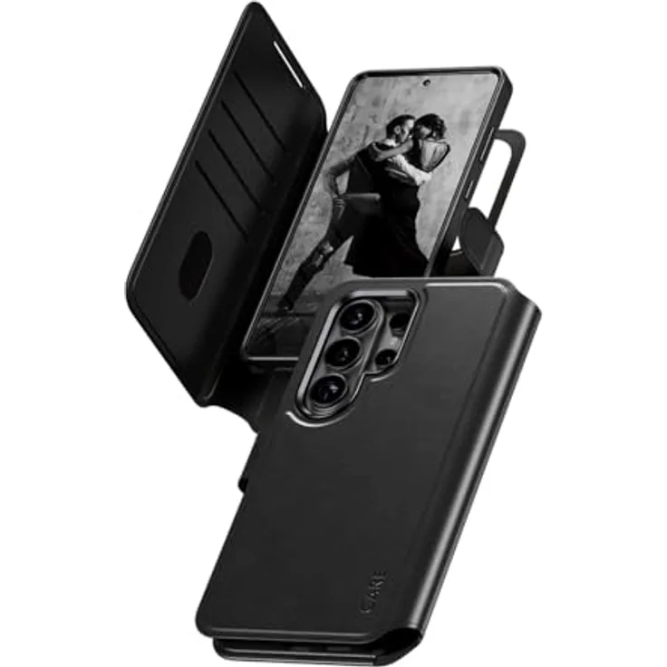 Care™ by PanzerGlass® Case Tango 2-in-1 Wallet m. Qi für Samsung Galaxy S26 Ultra, stoßfestes Design mit luxuriösem Ledergefühl, 2,4 Meter Fallhöhe getestet, FSC-zertifizierte Verpackung