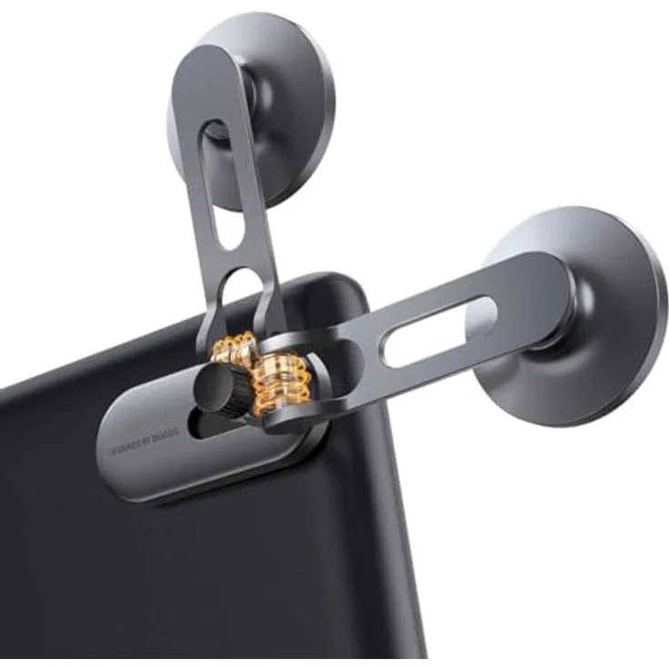 Baseus Magnetic Car Mount T-Space, Magnetische Smartphone Halterung für Tesla, Verstellbar, Silber – Bild 4