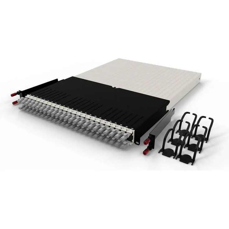 Patchbox patchbox.one 30RU UTP grau Cat.6a 1,8m, Komplettsystem für Kabelmanagement mit 24 einziehbaren Kabeln und 10-Jahres-Garantie