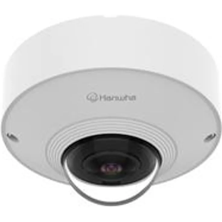 Hanwha QNF-C9010V, IP-Sicherheitskamera, 12 MP, 185° Weitwinkel, Kabelgebunden, Dome, Weiß, Innen & Außen