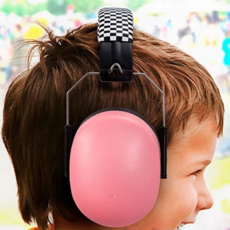 Alecto Kinder Gehörschutz - Kapselgehörschutz - Ohrenschützer - für 18 Monate bis 12 Jahre, Rosa - Alecto BV-71RE – Bild 4