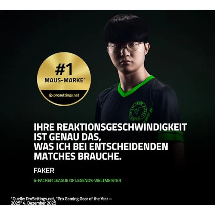 Razer Viper V4 Pro, kabellose E-Sport-Gaming-Maus mit Focus Pro 50K Sensor, 8000 Hz Polling, Ultraleicht mit 50g, optisches Scrollrad, PC/Mac | Weiß – Bild 2