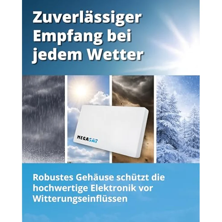 Megasat Flachantenne H30D Single Profi-Line inkl. Fensterhalterung – Bild 8