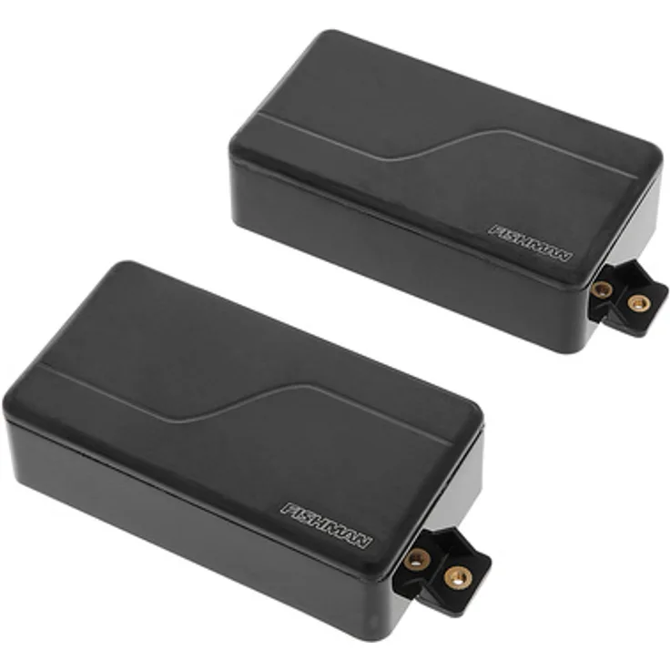 Fishman Fluence Modern Humbucker V2 Set BK, Aktives E-Gitarre Tonabnehmer Set mit 3 Voices, Schwarz