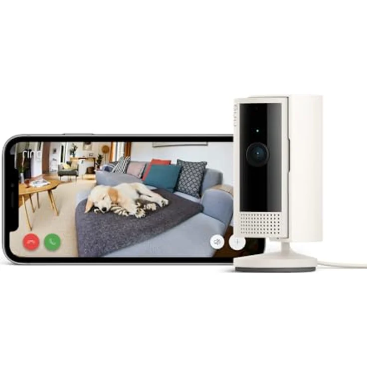 Ring Innenkamera (Indoor Camera 2. Gen.) | 1080p-HD-Video, Privatsphäre-Sichtschutz, WLAN, ideal für Haustiere – Bild 1