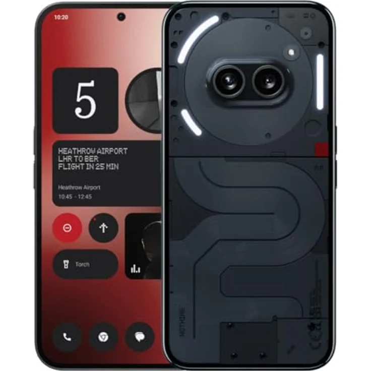 Nothing Phone (2a) 12+256GB - Handy ohne vertrag mit Nothing OS 2.5 - Schwarz – Bild 1