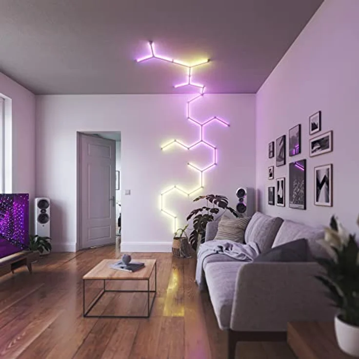 Nanoleaf Lines, Flexible Steckverbinder, 3er-Packung, Mehrfarbig (Rgbw) – Bild 4