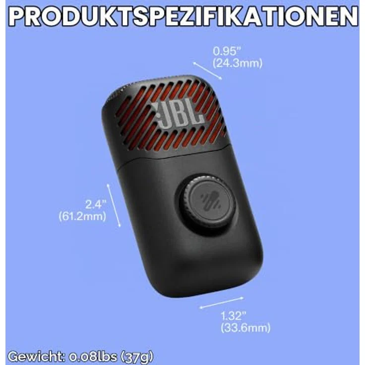 JBL Easy Sing Mic Mini, KI-Mikrofon mit Vocal-Removal in Echtzeit, Schwarz, bis zu 6 Stunden Akkulaufzeit – Bild 4