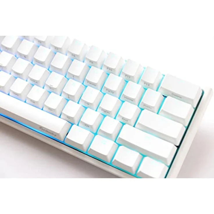 Ducky One 2 Pro Mini White Edition Gaming Tastatur, RGB LED - Gateron Yellow (US) – Bild 6