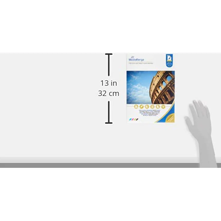 MediaRange DIN A4 Fotopapier für Tintenstrahldrucker, hochglänzend, 135g, 100 Blatt – Bild 6