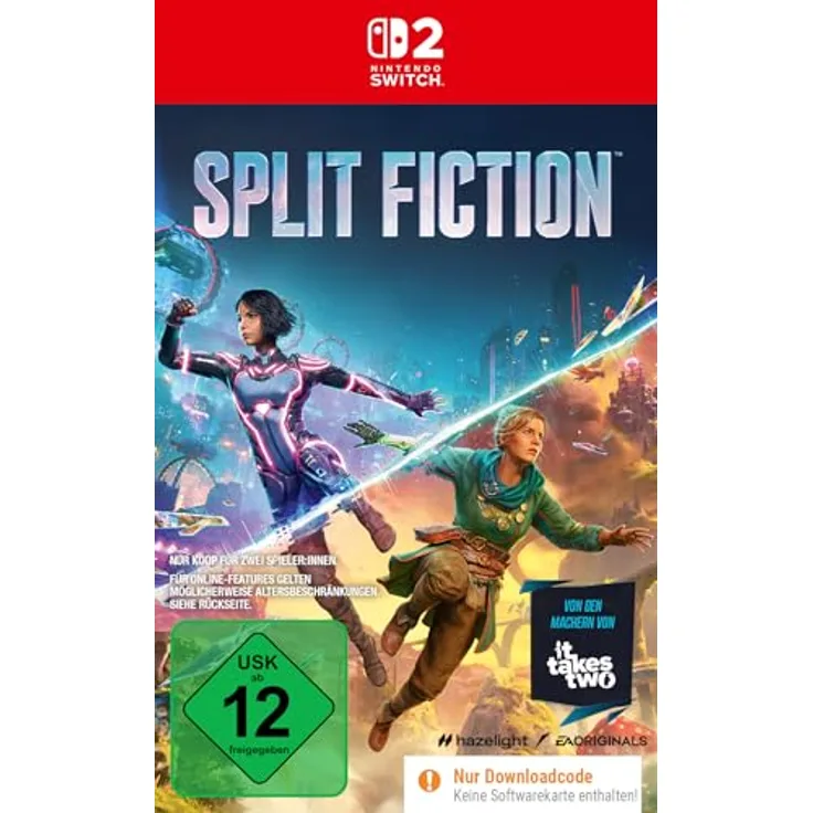 Electronic Arts Split Fiction Switch 2, Kooperatives Abenteuerspiel mit Code in der Box für Nintendo Switch 2, Deutsch