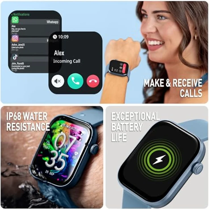Reflex Active Smart Watch Series 40 mit grüner Aluminiumlünette und Dual-Time-Funktion – Bild 4