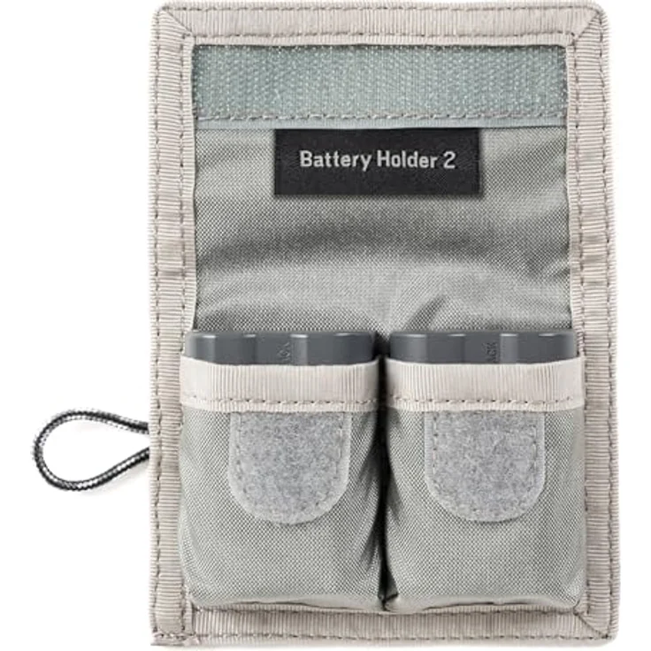 Think Tank Foto-Batteriehalter 2, faltbarer Kamera-Zubehör mit wetterbeständigem Doppel-Ripstop-Material, 10x7.5x2 cm – Bild 5
