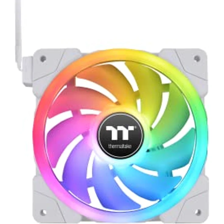 Thermaltake SWAFAN EX12 RGB White | PC Cooling Fan | TT Premium Edition | 3 Pack – Bild 2