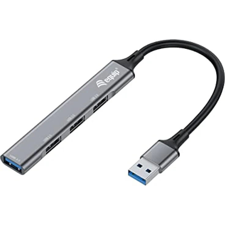 Equip 128960 USB-Hub 4-Port 1x3.0/3x2.0 USB->USB 3.0 grau