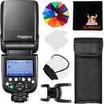 GODOX TT685IIN On-Camera TTL Blitz für Nikon Kameras,1/8000s High Speed Sync,Quick-Release Lock,TCM Instant Conversion,GN60 Manual Speedlite,0.1-2.6s Recycle Time