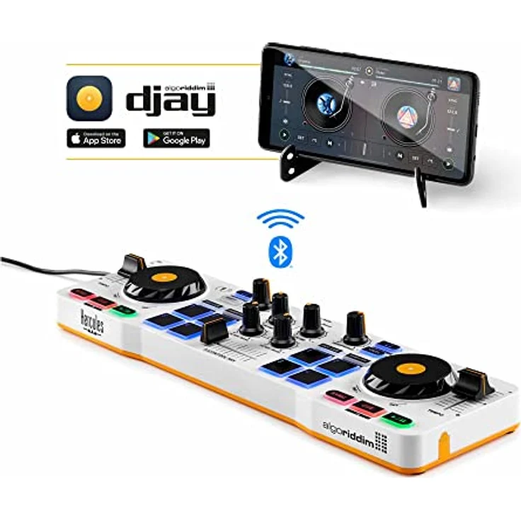 Hercules DJControl Mix – Bluetooth Wireless DJ Controller for Smartphones – 2 Decks – Bild 3