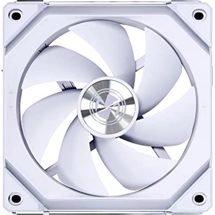 Lian Li PC Lüfter 120mm UNI FAN SL120 V2 RGB PWM - PC Fan - L-Connect 3-Software - 32 RGB-LEDs - Gehäuse Lüfter - RGB Lüfter 120mm - Gehäuselüfter 120mm - Lüfter PC - PC Lüfter RGB - Weiß – Bild 3
