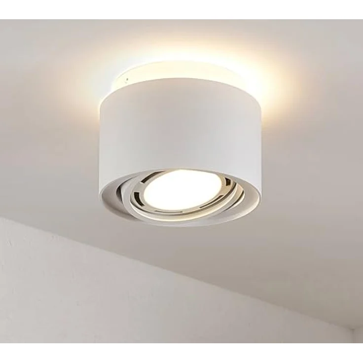 Arcchio Deckenlampe 'Walisa' (Modern) in Weiß aus Aluminium für Wohnzimmer & Esszimmer (1 flammig, GU10) - Deckenleuchte – Bild 2