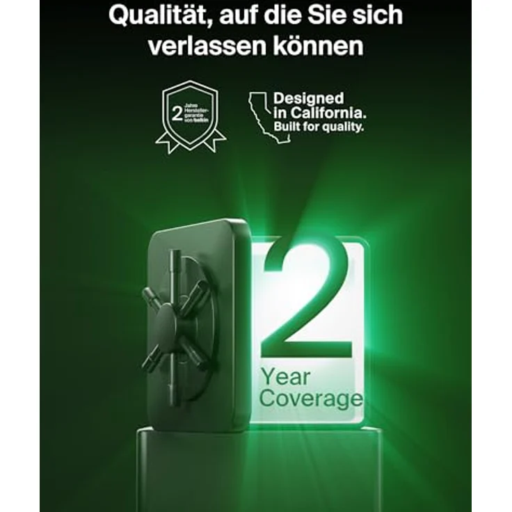 Belkin Grip Magn. Schutzhülle MSA034hqBK für iPhone 17, stoßfest, schwarz mit Kamerasteuerung und kabellosem Laden – Bild 9