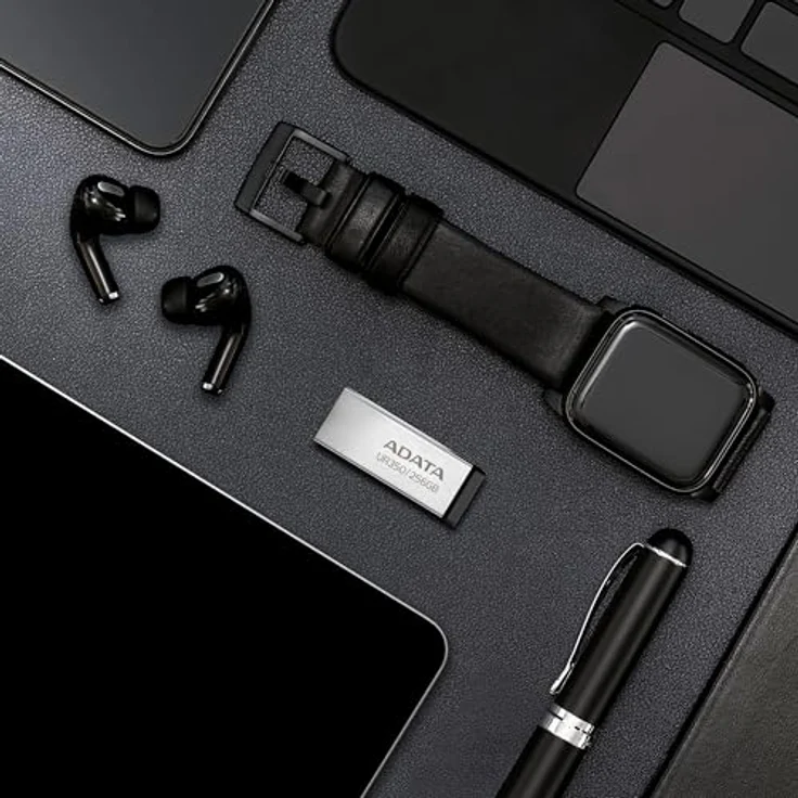 ADATA UR350 256GB USB-Stick, USB 3.2, kappenloses Metallgehäuse, wasser-, stoß- und staubresistent – Bild 5