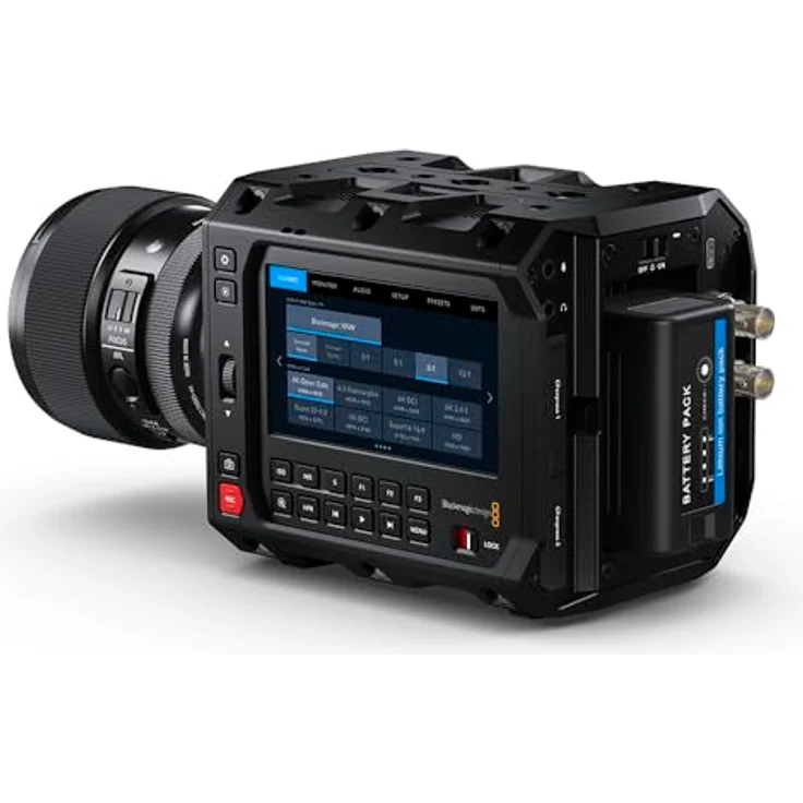 Blackmagic Design PYXIS 6K Handkamerarekorder, 6K Ultra HD, Wechselobjektiv, Schwarz – Bild 2