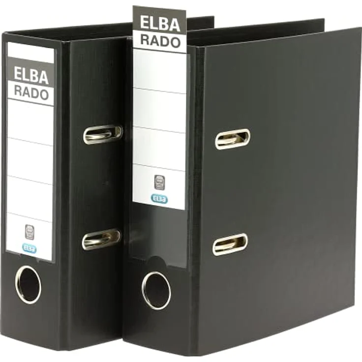 ELBA Aktenordner rado plast, DIN A5 hoch, 7,5 cm Rückenbreite, PVC außen, mit Raumsparschlitzen - Bürotechnik – Bild 5