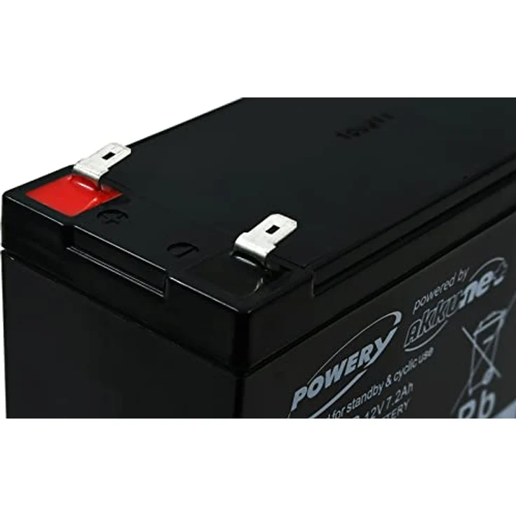 akku-net Blei-Gel Akku LC-R127R2PG1, 12V 7,2Ah, hochwertige Qualitätszellen, schwarz, 100% kompatibel – Bild 3