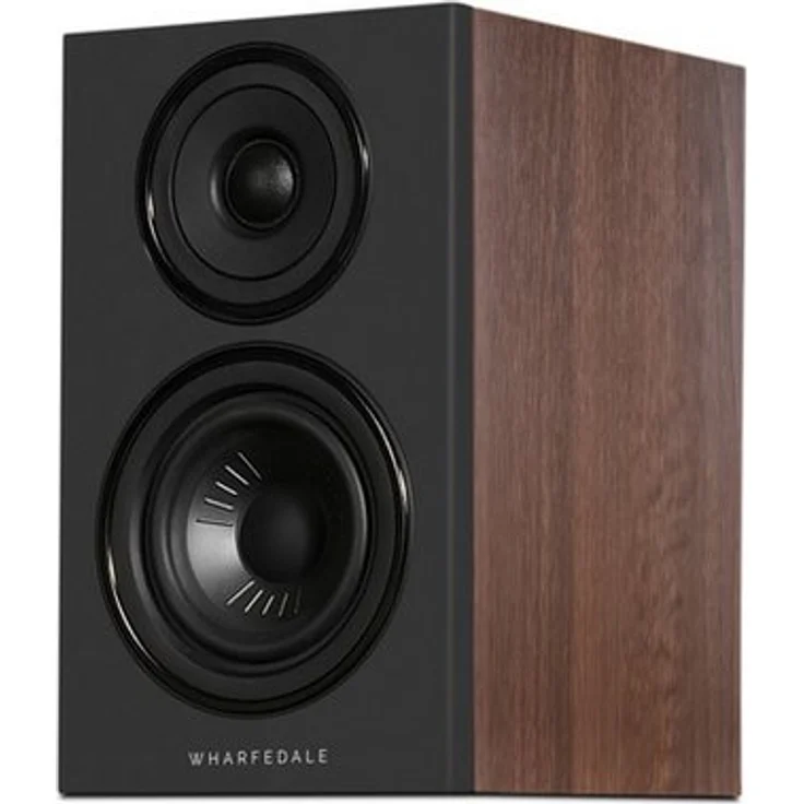 WHARFEDALE Diamond 12.0i Regal-Lautsprecher, 2-Wege-System mit 25-mm-Textilhochtöner und 100-mm-Tief-/Mitteltöner, kompaktes Design für klare Auflösung und ausgewogene Tonalität