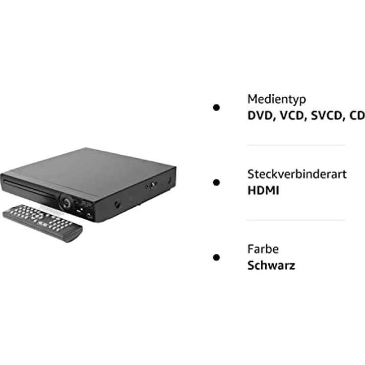 Universum DVD 300-20 DVD-Player CD-Player, HDMI,USB,SCART, mit Display Schwarz – Bild 2