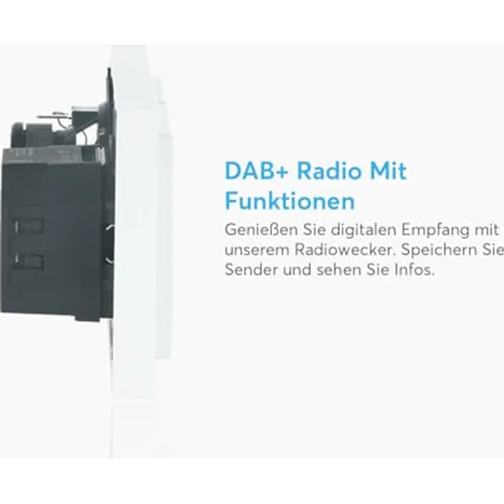 BUSCH-JAEGER Busch-Radio DAB+ 8220 UJ-84-101 Einbauradio, weiß – Bild 4