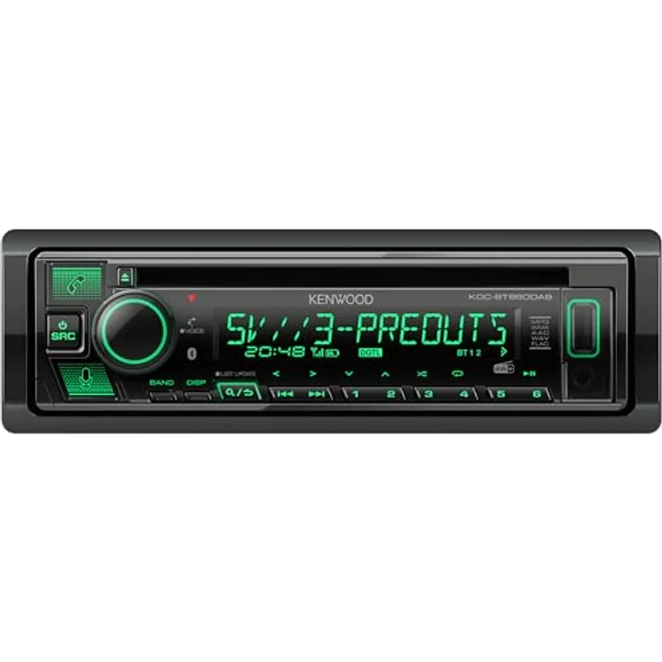 JVC KDC-BT960DAB, Auto Radio mit CD, Bluetooth und USB, Schwarz – Bild 4