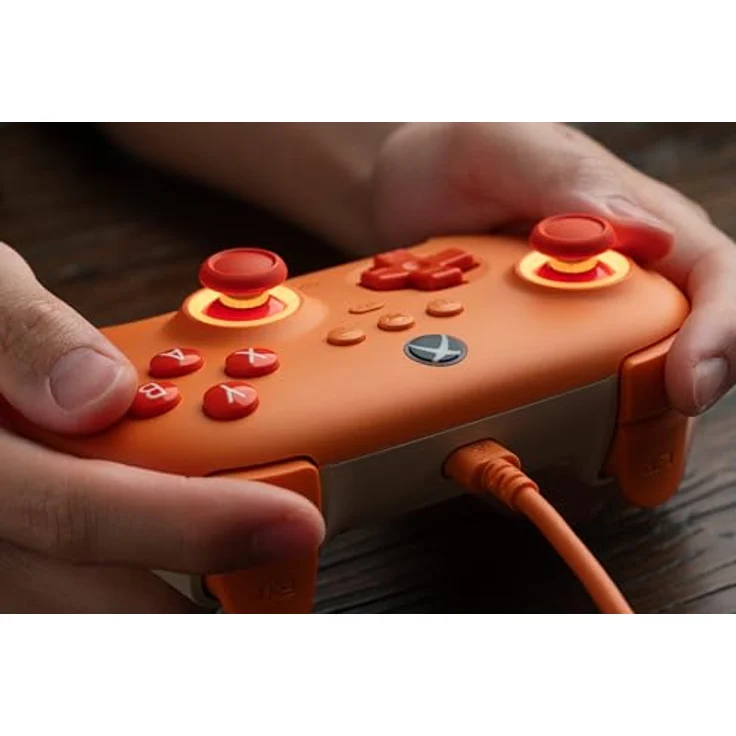 8bitdo Ultimate C, Gaming Controller für Xbox Series X/S und Windows mit interaktiver Lichtverfolgung, orange – Bild 7