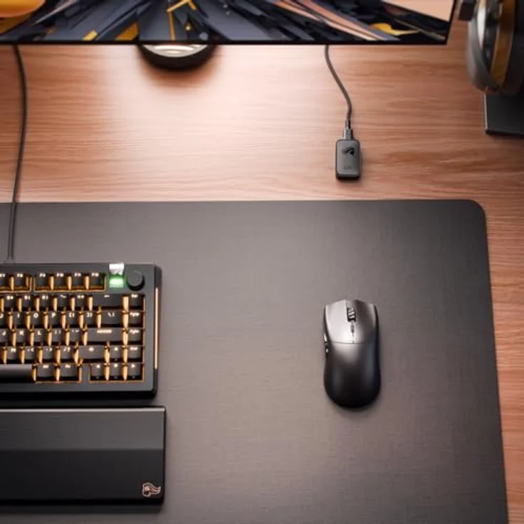Glorious Series 2 PRO, kabellose Gaming-Maus für Rechtshänder, 55 g leicht, 8.000 Hz Abtastrate, 26.000 DPI, schwarz – Bild 13