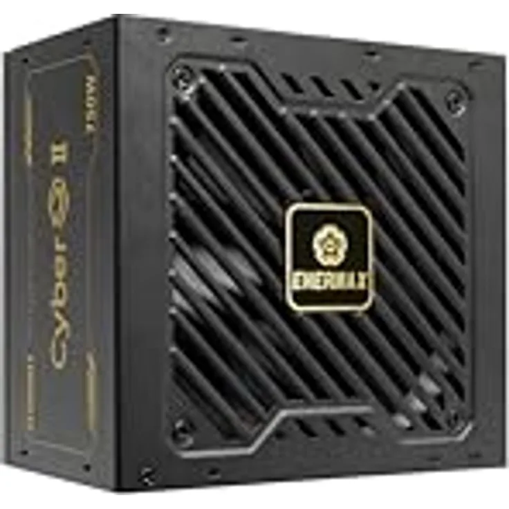ENERMAX CYBERG II 750 Watt | Nicht-modulares ATX 3.1-Netzteil | PCIe 5.1 |80 Plus Gold |geräuscharmer 120mm SB-Lüfter | 105°C jap. Kondensatoren |ERV750G-AHG-NAC