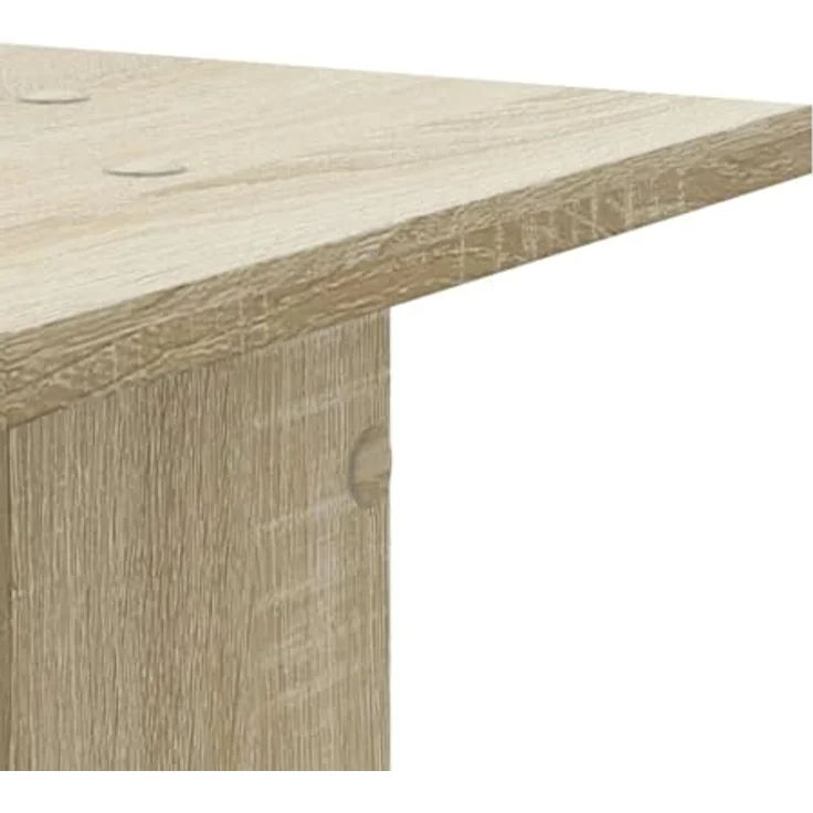 vidaXL Lautsprecherständer 2 STK., Hoher Boxenständer aus Sonoma-Eiche, mit stabiler Oberfläche und hohlem Design für verbessertes Audio-Hörerlebnis – Bild 5