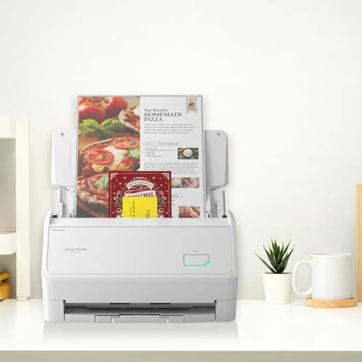 RICOH ScanSnap iX2400, A4 Scanner mit 45 Seiten/Min, automatischem Dokumenteneinzug und WLAN, weiß – Bild 5
