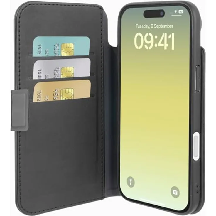 Cellular Line Book Agenda - iPhone Air Büchertasche in Lederoptik mit Magnetverschluss, versandkostenfrei