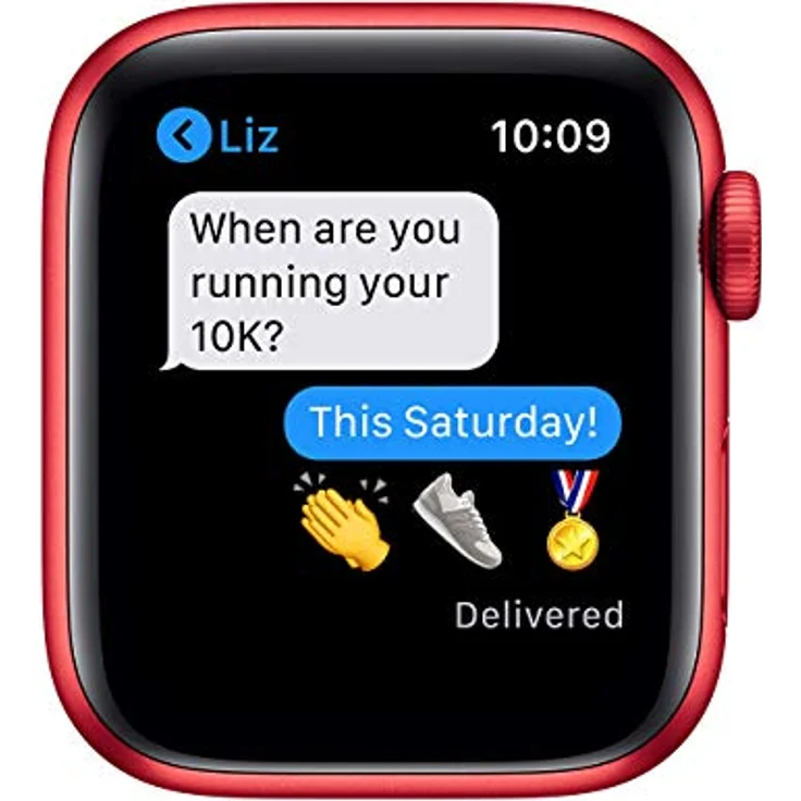 Apple Watch Series 6 (GPS, 40MM), Aluminiumgehäuse (PRODUCT)RED, Always-On-Retina-Display, EKG-App, Blutsauerstoffsensor – Bild 4