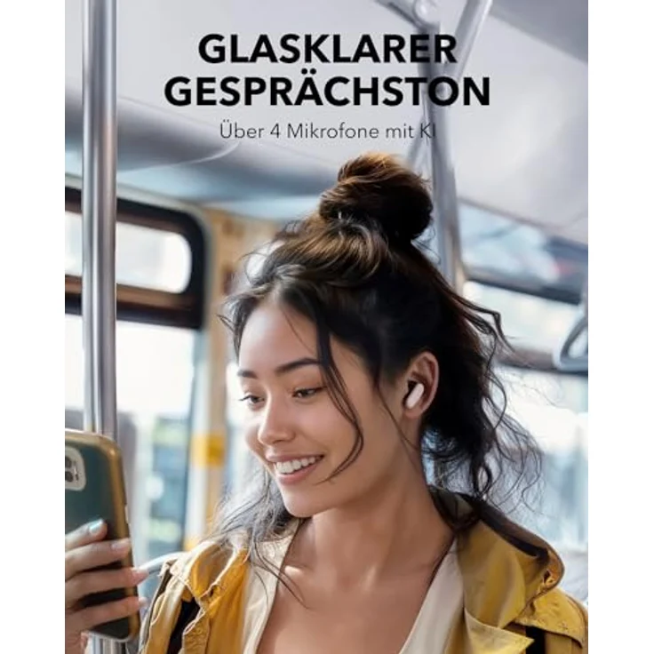 soundcore P30i Rosa, kabellose Kopfhörer mit ANC, 40h Akkulaufzeit, IP54-zertifiziert – Bild 6