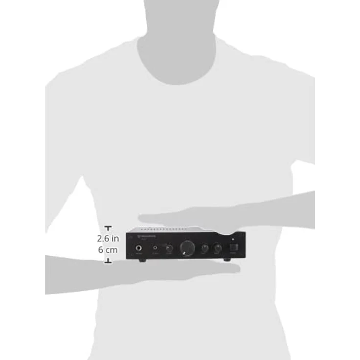 MONACOR SA-50 Kompakter Universal Stereo-Verstärker schwarz – Bild 6