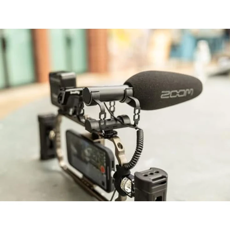 Zoom ZSG-1 Richtmikrofon für Kameras und Smartphones, schwarz - Verbessert den Klang von Smartphone-Videoaufnahmen – Bild 4